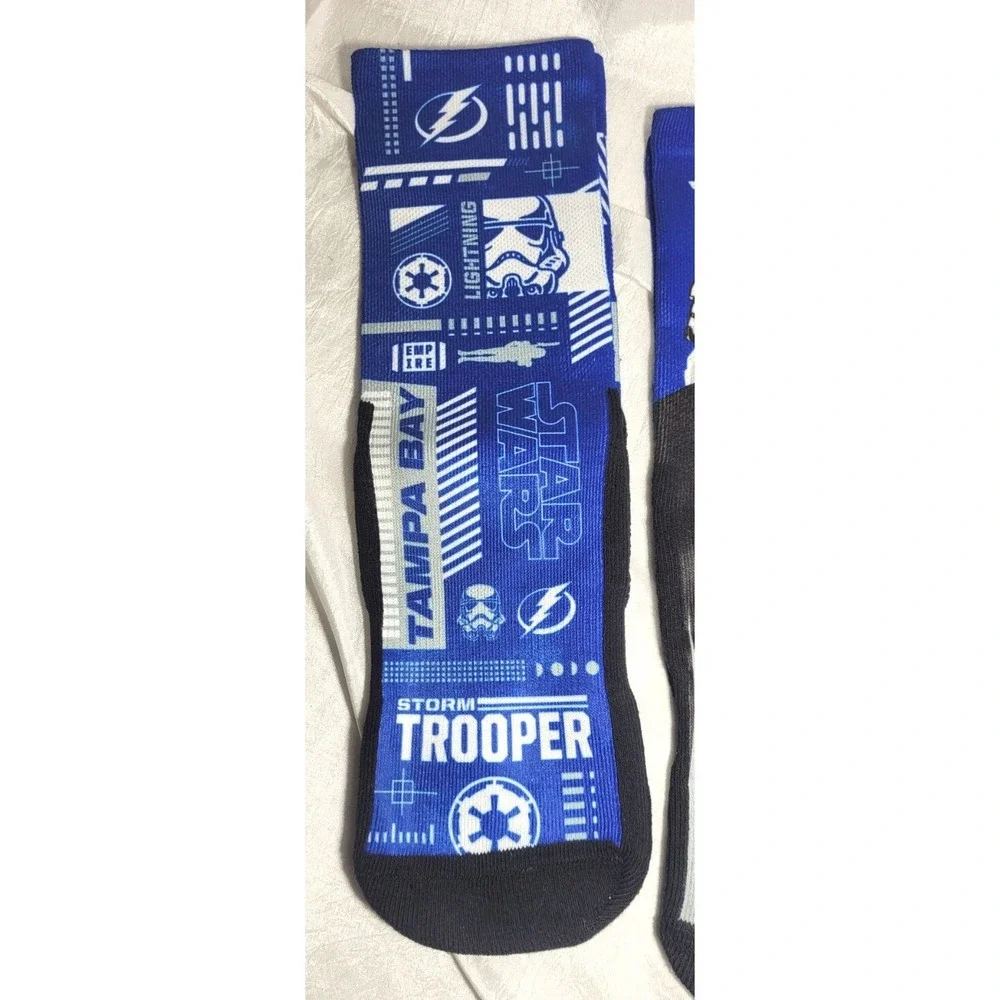 Rock 'em 3 Pack Star Wars NHL Tampa Bay Lightening Crew Socks - S/M (Mens 6-8.5)
